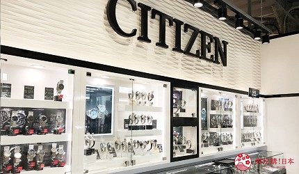 日本名古屋三井OUTLET逛街购物折扣CITIZEN手錶